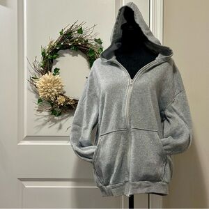 Skue Gray Full-Zip Hoodie